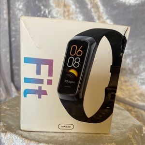 Gray Fit AMOLED Smart Band
